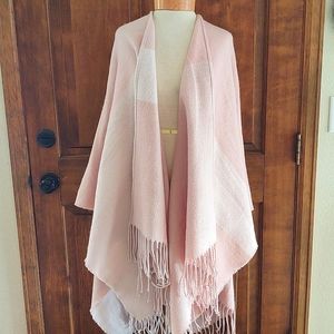 Soia & Kyo Pink Woven Scarfigan Wrap